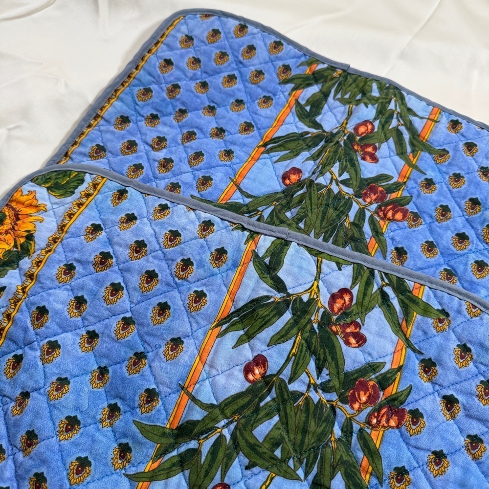 Vintage Tablecloths Etc. Reversible Quilted Placemats - Picture 4 of 4